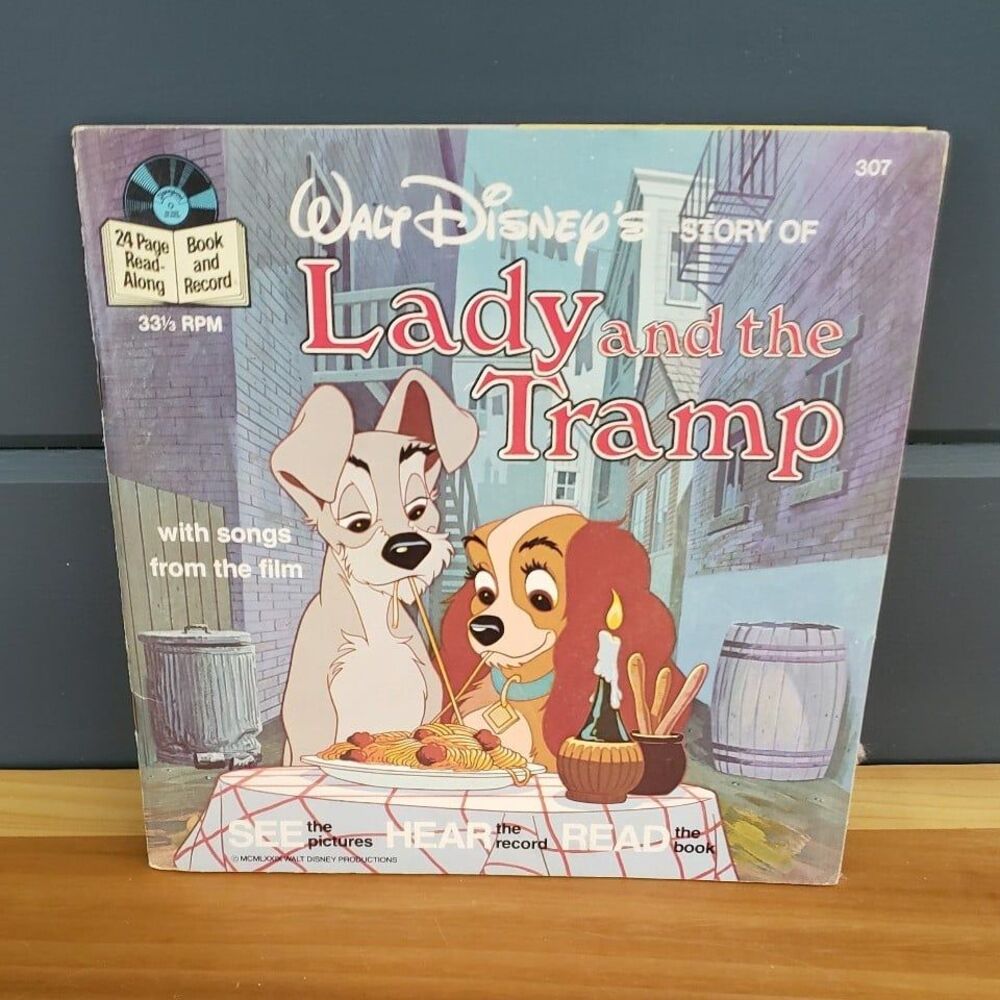 Lady and the Tramp Read Along‎ Book and Record
